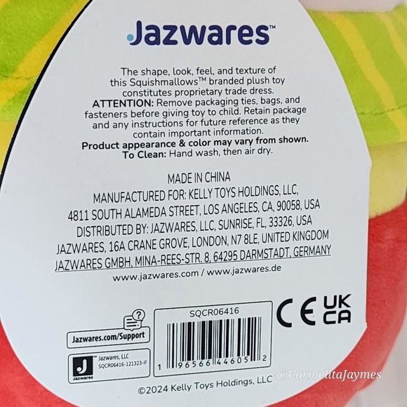🖤 BIMBI 🤡 Select Series Mischievous Eyes Clown Original Squishmallow NWT - Picture 5 of 11